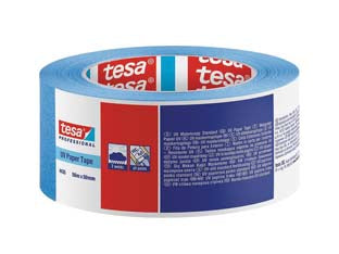 Nastro carta carrozziere blu 4435 - mm.38h. in rotoli da mt.50 - nastro in carta semicrespata, adesione anche su lievi curvature, resistente agli strappi e facile da allungare, resistente ai...