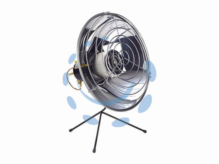 Stufa  a gas gpl a parabola 2600w - ø mm.335 - 2600W, valvola di sicurezza, omologazione CE, funzionante con regolatore taratura fissa 30-37 mbar (non compreso)