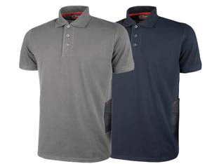 Polo gap manica corta slim fit - tg.XL - grey meteorite - polo con collo e bordo manica a costine elasticizzate, collo chiuso da tre bottoni in tono, fettuccia parasudore rossa, dotat...