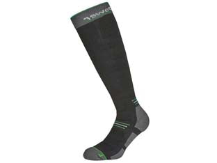 Calza lunga sky black carbon - tg.M per n° 40, 41, 42, 43 - calza in Thermolite con fasce stretch multidimensionali a compressione graduata tecnologia PowerFit per un'ottima termoregola...