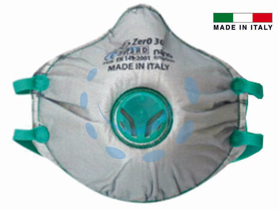 Mascherine con valvola classe ffp3 serie bls zer0 - Zer0 30 - classe FFP3 R D , dotata di valvola di esprirazione EOLO, membrana ultraleggera che concentra l'aria espirata in due zone di ...