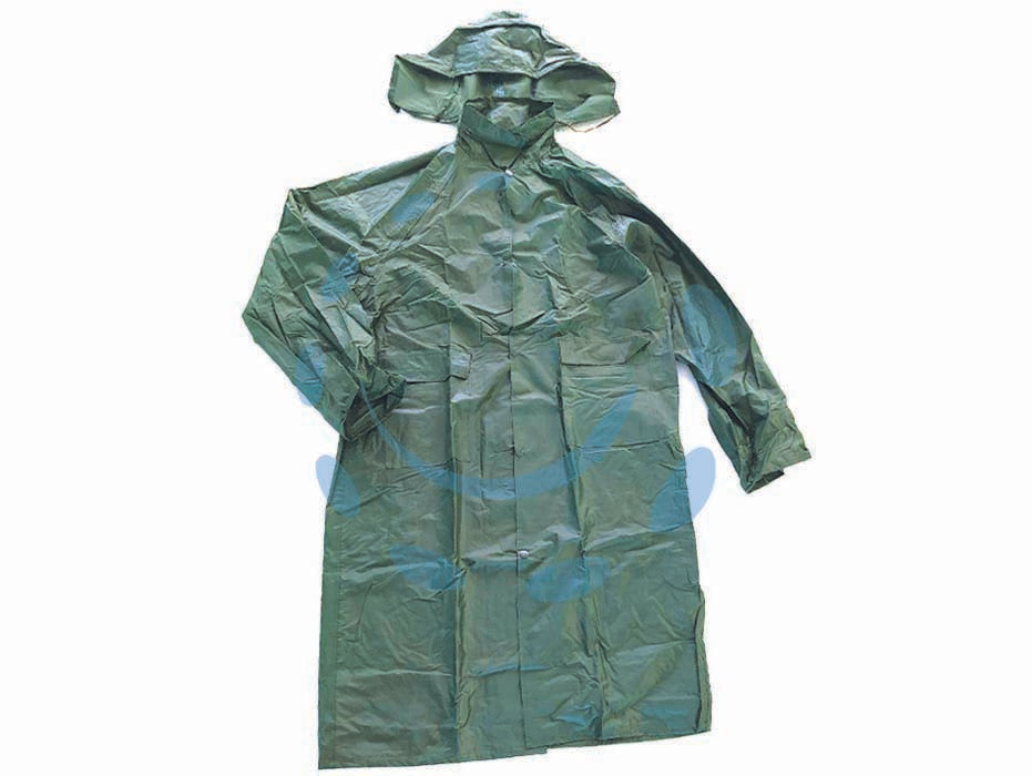 Impermeabile cappotto in nylon/pvc verde - tg. XL - Nessuna Descrizione per questo prodotto