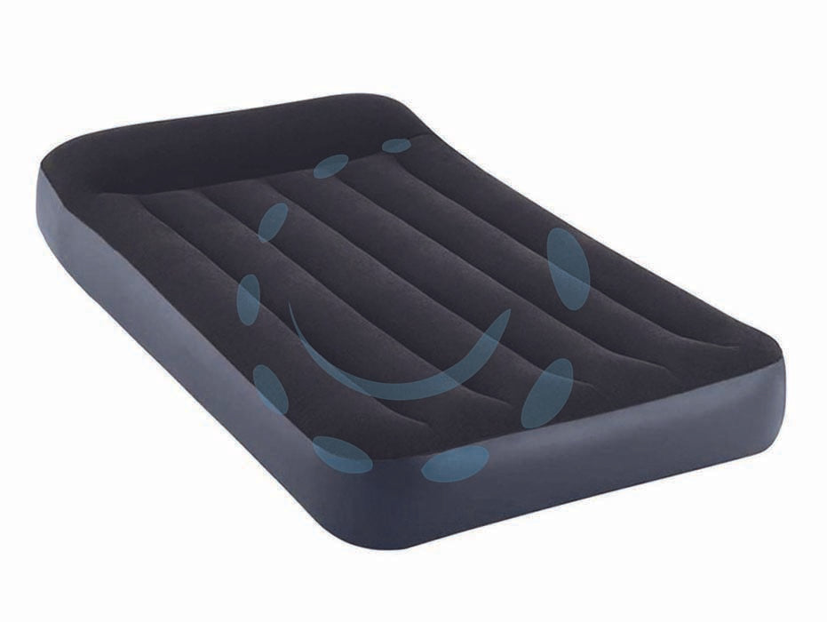 Materasso gonfiabile pillow rest classic twin singolo - cm.191x99x25h. - peso kg.3,90 (64146) - superficie vellutata per un maggiore comfort, valvola integrata 2 in 1 per un rapido riempimento e svuotamento dell'aria, pie...