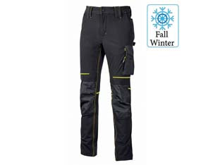 Pantalone atom black carbon - tg.M - pantalone in tessuto U-4 (U-Power 4 way stretch), molto comodo, resistente morbido sulla pelle, idrorepellente, traspirante e...