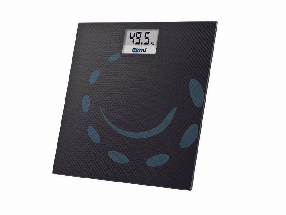 Bilancia pesapersone elettronica bp20 kg.150 vetro nero - vetro nero - piattaforma in vetro temprato, dsplay LCD  a cifre digitali (mm.72x30), misurazione gr.100/kg.5 -accensione automatica e auto...