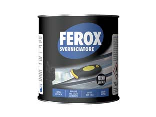 Sverniciatore ferro e metalli ferox - ml.750 (2009) - permette di rimuovere efficacemente ed in poco tempo qualsiasi tipo di vernice, anche le più vecchie e resistenti, applicata ...