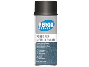 Primer per metalli zincati ferox - ml.400 (2012) - sia per interno che per esterno, applicazione semplice, rapida essicazione, prevenzione corrosione elevata, copertura lunga d...