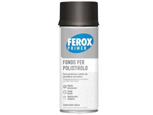 Fondo aggrappante primer per polistirolo ferox - ml.400 (2015) - sia per interno che per esterno, applicazione semplice, rapida essicazione, prevenzione corrosione elevata, copertura lunga d...