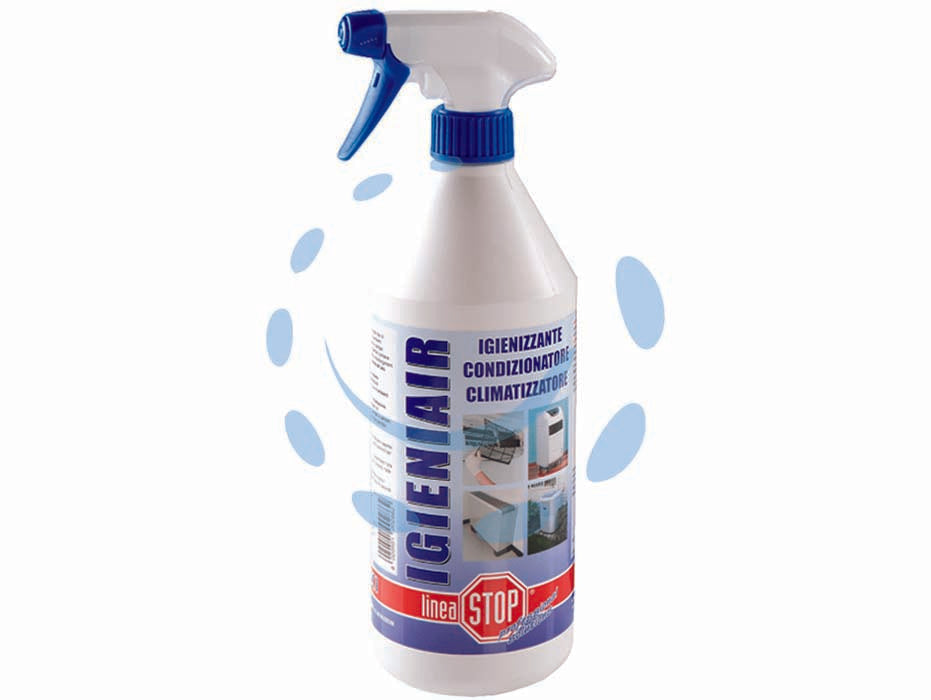 Igieniair detergente igienizzante per climatizzatori e condizionatori - ml.750 in flacone spray - detergente igienizzante per la pulizia di climatizzatori e condizionatori, igienizza e sanifica a fondo ogni tipo di condizio...