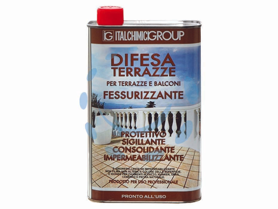 Impermeabilizzante difesa terrazze - ml.1000 - è un impermeabilizzante di profondità, appositamente studiato per la protezione e la cura delle pavimentazioni sospese, quali...