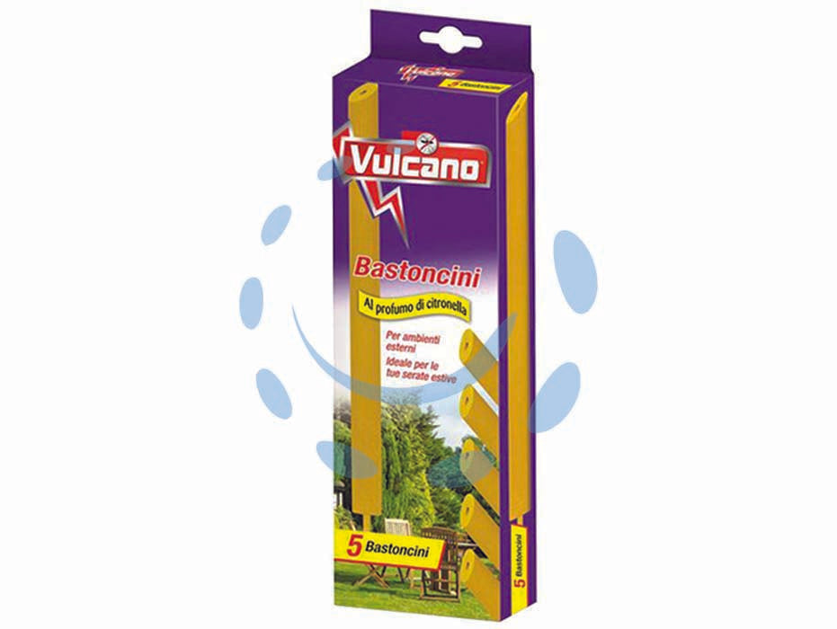 Bastoncini antizanzare citronella pz.4 - al profumo di citronella, ideali per le serate estive all'aperto, ogni bastocino ha una durata di 3 ore