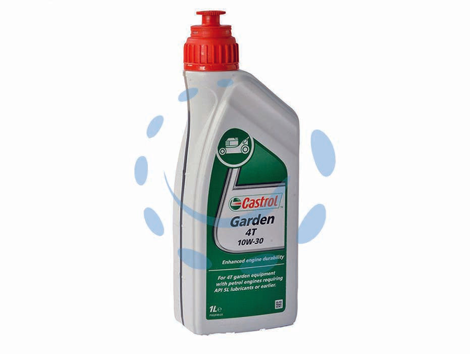 Castrol garden olio semisintetico 4 tempi 10w30 lt.1 - lt.1 - olio semisintetico lubrificante 10W30 per le moderne attrezzature da giardinaggio con motori a 4 tempi che ne migliora l'affi...