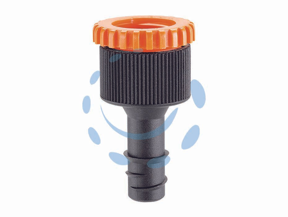 Presa rubinetto per microirrigazione per tubo 1/2 in blister 91347 - Raccordo per collegare direttamente al rubinetto il tubo collettore da 1/2” (13-16 mm). Per rubinetti con filetto 3/4” (20-27...