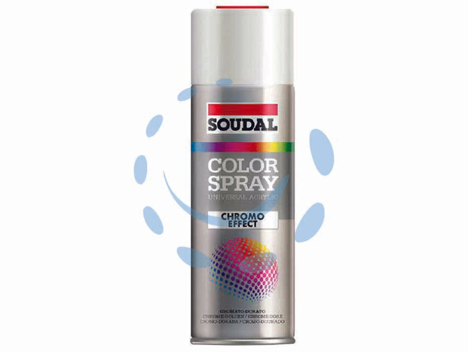 Color spray chromo effect smalto acrilico effetto cromato spray - ml.400 - rame (160339) - in bomboletta spray, vernice acrilica lucida con effetti 'metallo prezioso', può essere applicato su verie superfici e oggett...