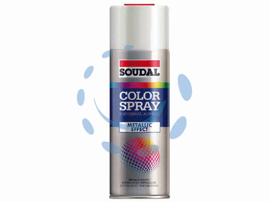 Color spray metallic effect smalto acrilico effetto metallizzato spray - ml.400 - blu metallizzato (155568) - in bomboletta spay, vernice acrilica per metalli, con effetto diamantato e a grana grossa, adatto a dipingere oggetto come il...