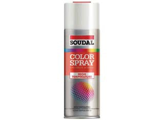 Color spray alte temperature smalto spray - ml.400 - bianco opaco (156121) - in bomboletta spray, smalto a base di silicone e resine acriliche resistente alle alte temperature, adatto a superfici metall...