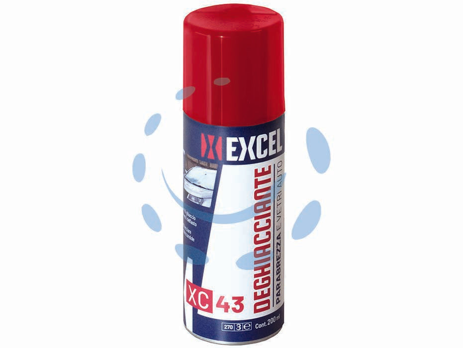 Deghiacciante spray ml.200 43 - ml.200 in bomboletta spray - scioglie istantaneamente il ghiaccio, adatto per parabrezza, serrature e ogni tipo di superficie e meccanismo, non intacca pl...