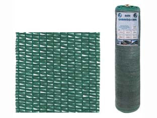 Rete ombreggiante garden 130% verde asole rinforzate - mt.1,5h. rot. mt.50 - polimero HDPE, disegno maglia quadrangolare, copertura 130%, peso unitario gr/mq.130, confezione rotoli avvolti in film di po...