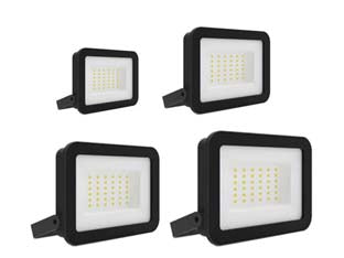 Proiettore led ip65 nero - 10w - 4000°K naturale - 1000 lm - 220-240V faretto LED, protezione IP65, angolo di illuminazione 120°, durata 25.000 h, H05RN-F 3G1.0mmq, corpo in alluminio pr...